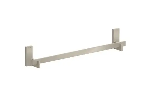 AXOR Handtuchhalter in gebürstetem Nickel, rechteckige Form, wandmontiert, mit zwei Halterungen an den Enden zur Befestigung.
